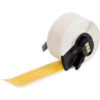 Multi-Purpose Label Tape, Vinyl, Yellow, 1.9" Width Consource