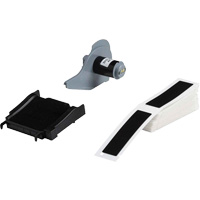 Raised Panel Labels, Polyester, 1" L x 4" H, Black Consource
