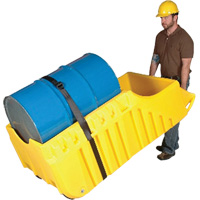 Chariot pour baril, 26,5'' lo x 26,5'' la x 5'' h, Cap. de d&eacute;versement 800 gal. US Consource