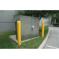 Ultra-Post Protector, 4" dia. x 52" l, Jaune Consource