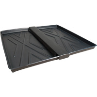 Double-Tray Ultra-Rack Containment Tray&reg;, 48" L x 44" W x 2.8" H, 16 US gal. Spill Capacity Consource