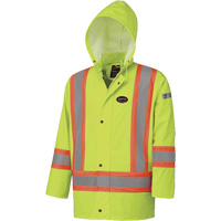 5894 Flame Resistant Waterproof Jacket, 2X-Large, High Visibility Lime-Yellow Consource