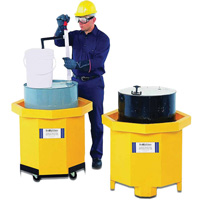 Transpalette pour Ultra-Spill Collector, 66 gal. US, Mobile Consource