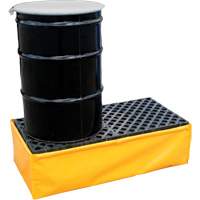 2-Drum Flexible Ultra-Spill Pallet&reg;, 66 US gal. Spill Capacity, 48" x 24" x 14" Consource