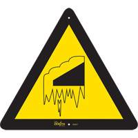 Falling Snow/Ice CSA Standard Safety Sign, 12" x 12", Aluminum, Pictogram Consource