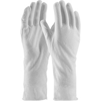 CleanTeam&reg; Premium Inspection Gloves, Cotton, Unhemmed Cuff, One Size Consource