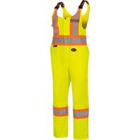 6000W Women's High-Visibility Traffic Safety Overalls, Polyester, X-Small, High Visibility Lime-Yellow Consource