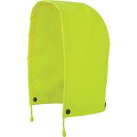 5401H Capuchon pour manteau de s&eacute;curit&eacute; imperm&eacute;able haute visibilit&eacute; ind&eacute;chirable en 300D trilob&eacute;, Jaune lime haute visibilit&eacute;, Polyester Consource