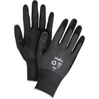 Eco-Friendly Breathable Coated Gloves, 7, Foam Nitrile Coating, 21 Gauge, Nylon/RPET Shell Consource