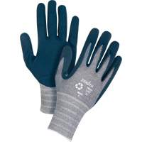 Eco-Friendly Lightweight Coated Gloves, 7, Foam Nitrile Coating, 15 Gauge, Polyester/RPET Shell Consource