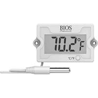 Panel Mount Thermometer, Contact, Digital, -58-230°F (-50-110°C) Consource