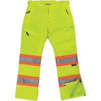 Pantalon de s&eacute;curit&eacute; isolant et extensible pour femmes, Polyester, T-petit, Jaune lime haute visibilit&eacute; Consource
