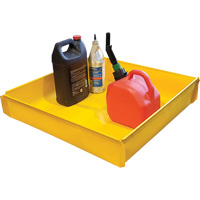 Flexible Utility Tray, 12" L x 12" W x 2 US gal. Spill Capacity Consource