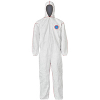 SFR Coveralls with Hood, Medium, White, Tyvek&reg; 400 Consource