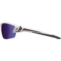 Khor G2 Safety Glasses, Blue Mirror Lens, Anti-Scratch/Polarized, ANSI Z87+/MCEPS GL-PD 10-12/Meets/Exceeds CSA Z94.3 Consource