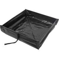 Berme de confinement des d&eacute;versements repliable &agrave; rouler, Capacit&eacute; 15 gal. US, 2' la x 2' lo x 6" h Consource