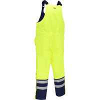 Salopette pour le froid extr&ecirc;me Bisley, Polyester, Petit, Jaune lime haute visibilit&eacute; Consource