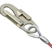 SA-5500-4 Shock Absorbing Lanyard, 4', Snap Hook Center, Snap Hook Leg Ends, Galvanized Steel Consource
