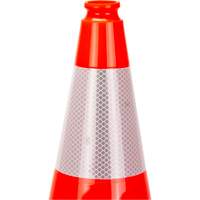 Premium Traffic Cone, 18", Orange, 6" Reflective Collar(s) Consource
