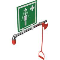 Douche de rinçage, Montage sur canalisation circulaire Consource