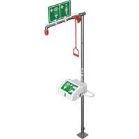 Douche combin&eacute;e avec cuvette ferm&eacute;e en ABS et entr&eacute;e inf&eacute;rieure, Socle Consource