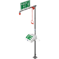 Douche combin&eacute;e avec cuvette ferm&eacute;e en ABS et entr&eacute;e inf&eacute;rieure, Socle Consource