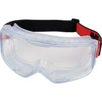 GoggleGear 3000 Series Protective Goggles, Clear Lens, Anti-Fog/Anti-Scratch, Indirect Vent Consource