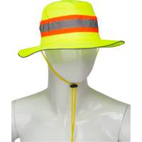 Chapeau de p&ecirc;cheur &agrave; refroidissement par &eacute;vaporation, Lime haute visibilit&eacute; Consource