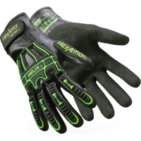 Gants Helix 3027IMP, Taille 6/T-petit, Calibre 21, Rev&ecirc;tement Nitrile, Enveloppe en PEHP, ASTM ANSI niveau A7 Consource