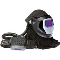 Ensemble de mise &agrave; niveau du syst&egrave;me de respirateur &agrave; &eacute;puration d'air propuls&eacute; Adflo avec casque Versaflo de la s&eacute;rie M et &eacute;cran de soudage Speedglas, Masque de soudage, Pile Lithium-ion Consource