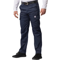 Pantalon cargo Big Flex, Poly-coton/Spandex, Bleu marin, Taille 46, Entrejambe 30 Consource