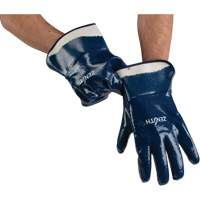 Heavyweight Safety Cuff Gloves, 10/X-Large, Nitrile Coating, Cotton Shell Consource