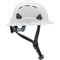 Casque Fibre Metal de style escalade avec bordure compl&egrave;te, R&eacute;pond aux normes CSA type 2, Suspension Rochet, Ventil&eacute; Consource