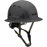Casque Fibre Metal de style escalade avec bordure compl&egrave;te, R&eacute;pond aux normes CSA type 2, Suspension Rochet, Ventil&eacute; Consource