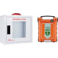 Powerheart&reg; G5 AED & Cabinet Kit, Semi-Automatic, Bilingual, Class 3 Consource