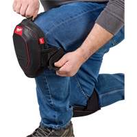 High-Mobility Knee Pad, Hook and Loop Style, Plastic Caps, Foam Pads Consource