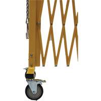 Barri&egrave;re extensible, 84" h x 20' lo, Jaune Consource