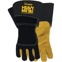 Black Velvet Winter Heavy Metal Welding Gloves, Size Small, Split Elkhide Shell, ASTM ANSI Level A5 Consource
