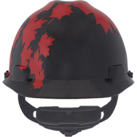 Casque sp&eacute;cialis&eacute; V-Gard, Suspension Rochet, Noir/Rouge Consource