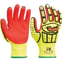 Cut and Impact-Resistant Gloves, Small, Synthetic Palm, Knit Wrist Cuff Consource