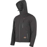 Heated Soft-Shell Jacket, Men's, Small, Black Consource