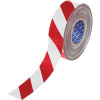 ToughStripe&reg; Max Floor Marking Tape, 2" x 100', Polyester, Red and White Consource