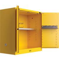 Armoire de s&eacute;curit&eacute; pour produits inflammables Utili-Guard+, 30 gal., 1 Porte(s), 43" La x 44" h x 22" p Consource