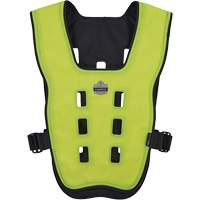 Veste de refroidissement &eacute;vaporatif Chill-Its 6685 avec fermeture &agrave; glissi&egrave;re, T-petit, Jaune lime haute visibilit&eacute; Consource
