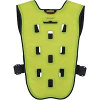 Veste de refroidissement &eacute;vaporatif Chill-Its 6685 avec fermeture &agrave; glissi&egrave;re, T-petit, Jaune lime haute visibilit&eacute; Consource