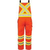 Salopette non doubl&eacute;e haute visibilit&eacute;, T-petit, Orange haute visibilit&eacute; Consource