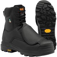 Bottes de travail Vulcan avec protecteur m&eacute;tatarsien &agrave; l'ext&eacute;rieur, Cuir, Taille 5, Imperm&eacute;able Consource