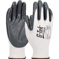 Gants en tricot sans couture G-Tek &eacute;conomiques, T-petit, R&ecirc;vetement Nitrile, Calibre 13, Enveloppe en Nylon Consource