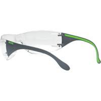 Lunettes de s&eacute;curit&eacute; gris/vert Adapt Lite, Lentille Transparent, Antibu&eacute;e/Anti-&eacute;gratignures, ANSI Z87+/R&eacute;pond ou surpasse la norme CSA Z94.3 Consource