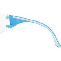 Lunettes de s&eacute;curit&eacute; bleu/blanc Adapt Lite, Lentille Transparent, Antibu&eacute;e/Anti-&eacute;gratignures, ANSI Z87+/R&eacute;pond ou surpasse la norme CSA Z94.3 Consource
